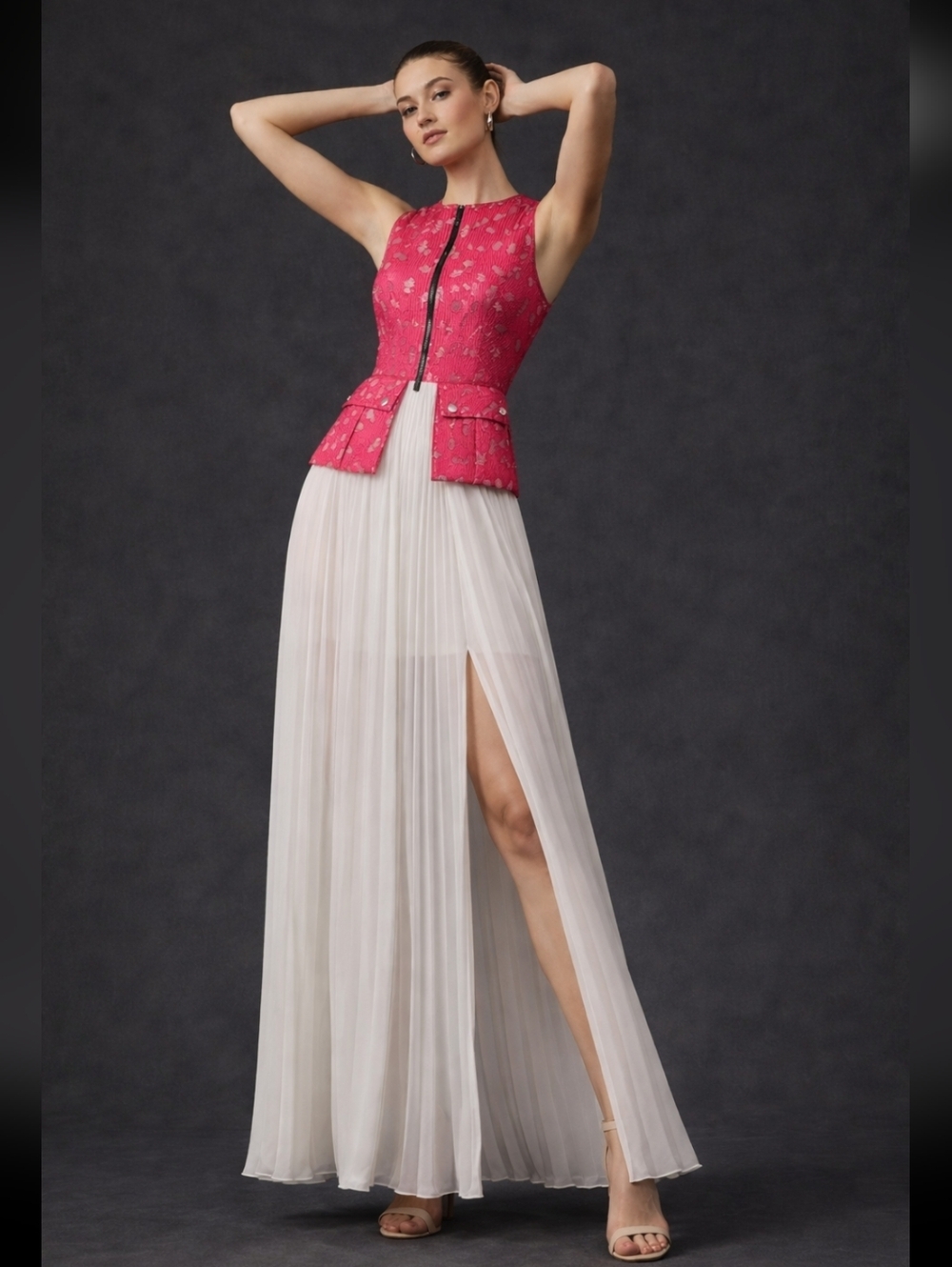 BHANUNI BY JYOTI TWOFER‎ jacquard midi dress (RARE DRESS)